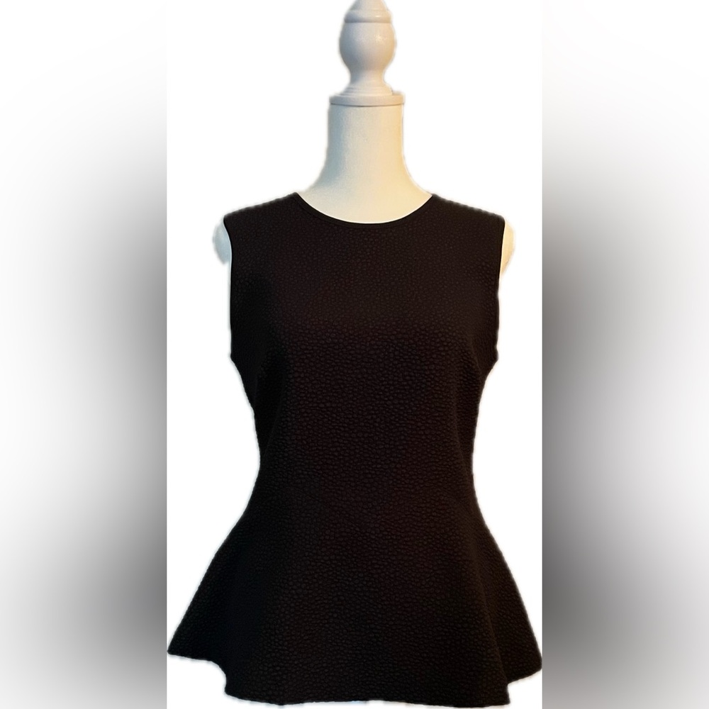 The Limited Black Peplum Tank Top Sleeveless